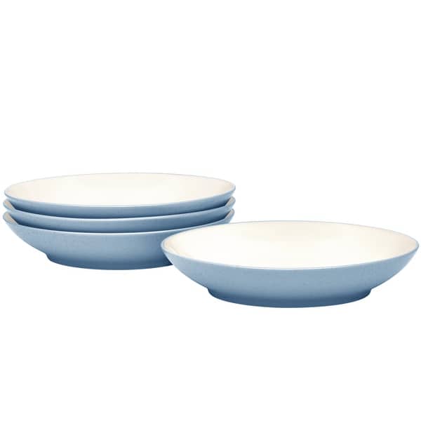 Noritake Colorwave Set Of 4 Coupe Pasta Bowls, 9-1/4", 35 Oz. - Ice