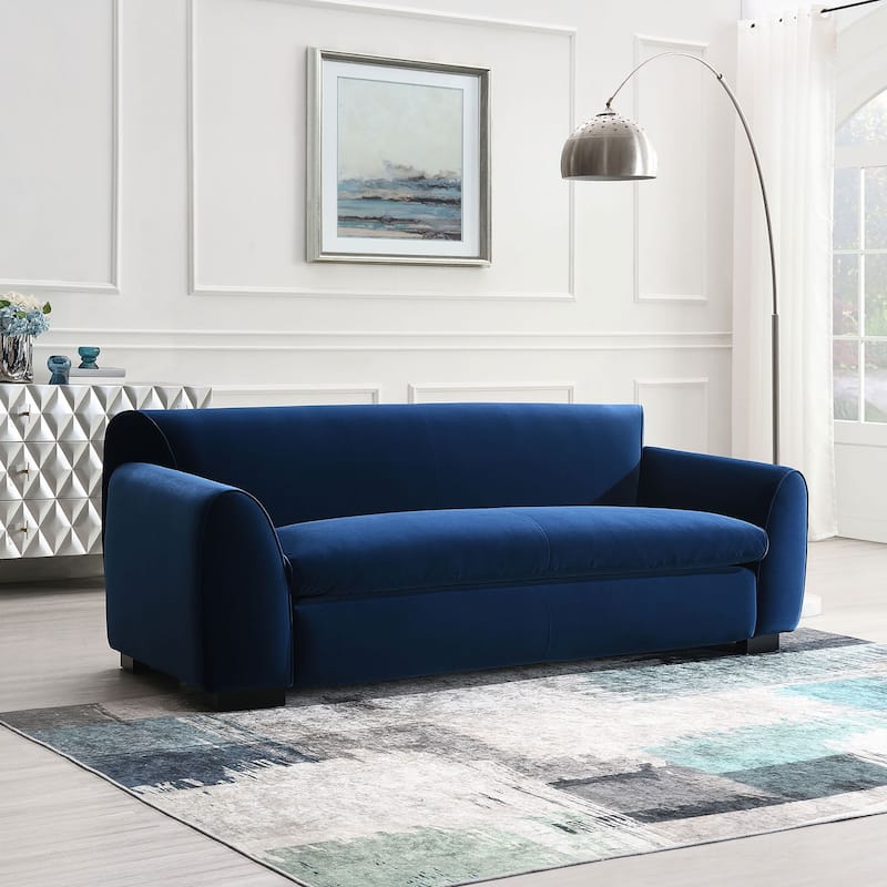 Furniture of America Corwin Modern Bench Style Sofa with OEKO TEX Certified Fabric