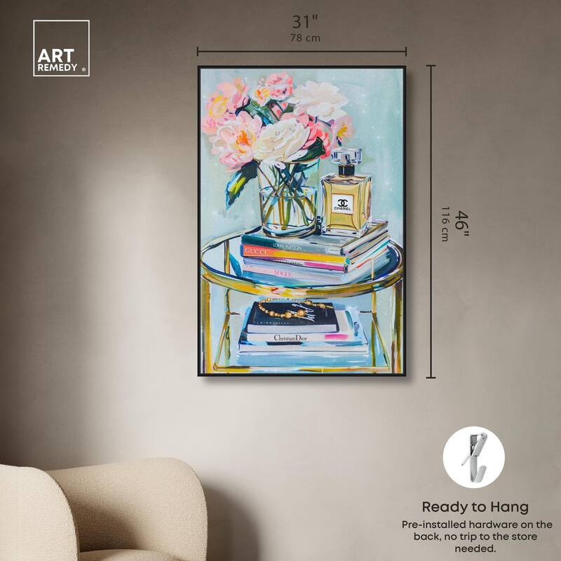 Glass Stand Glam Canvas by Art Remedy