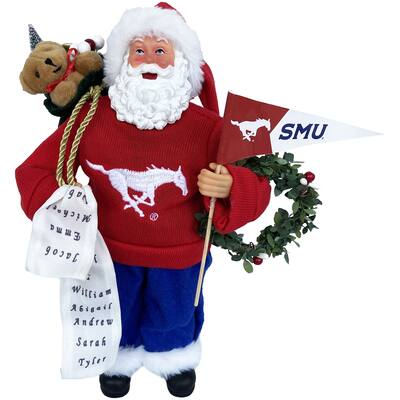 NCAA 12" Southern Methodist University Proud Santa