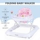 preview thumbnail 8 of 17, Foldable Baby Activity Walker with Adjustable Height and Detachable Seat Cushion