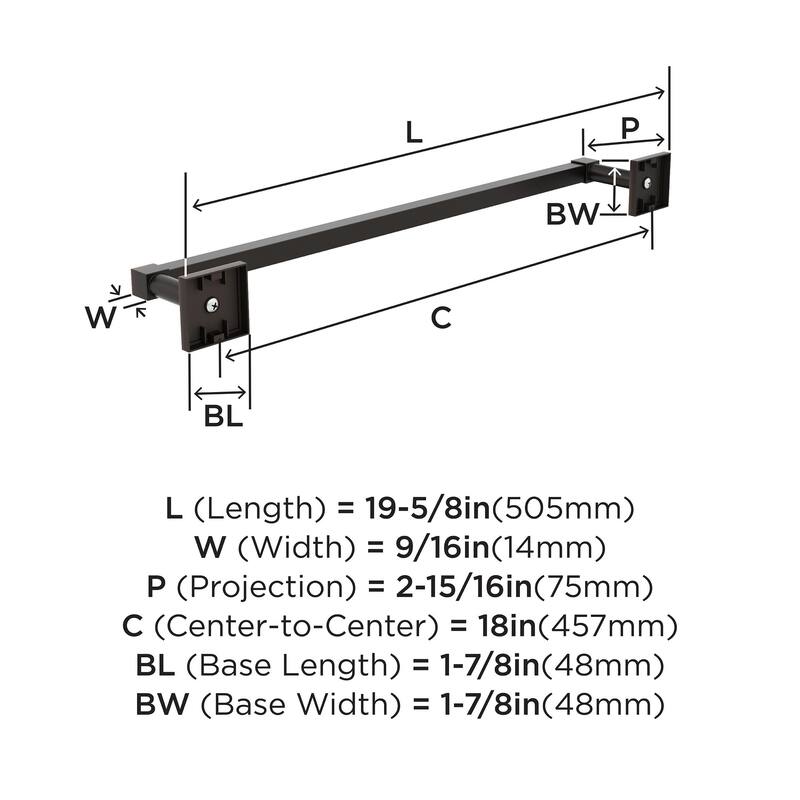 Appoint Oil Rubbed Bronze Traditional 18 in (457 mm) Towel Bar