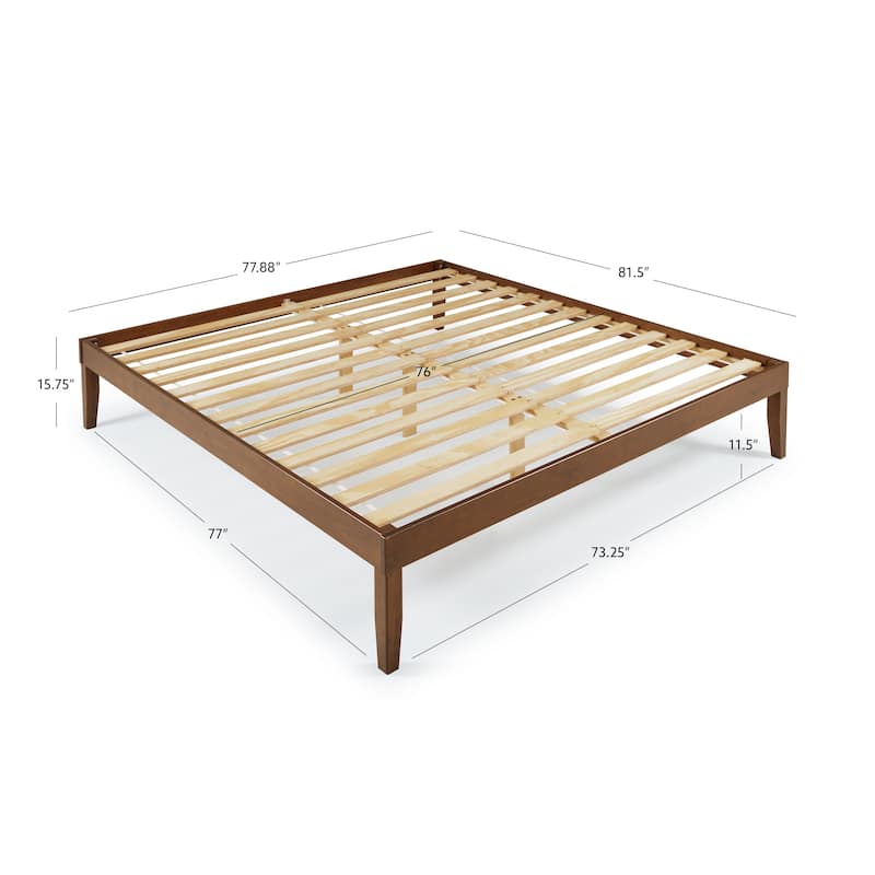 Purcell Solid Wood Platform Bed Frame