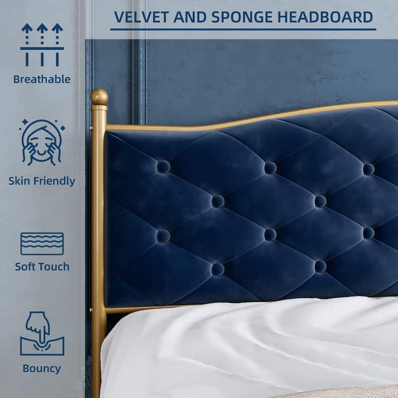 Upholstered Platform Bed