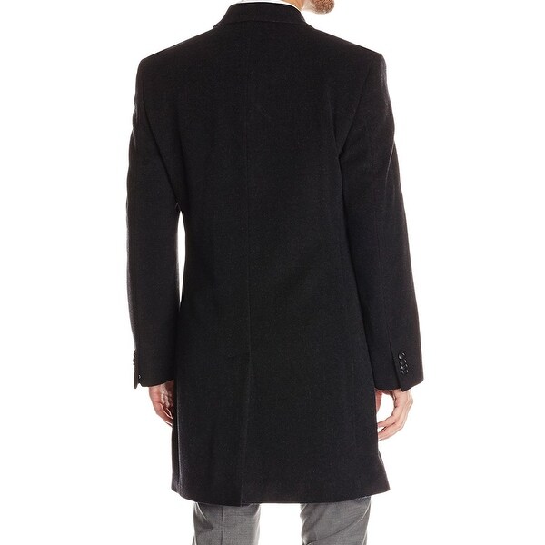 tommy hilfiger men's barnes single breasted walker coat