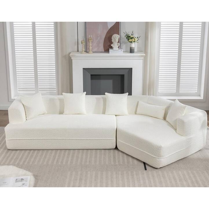 Modern Minimalist Modular Sectional Sofa Set