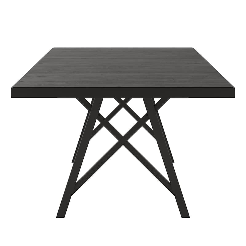 Harstad 72"-90" Wood Finish Extendable Dining Set by iNSPIRE Q Modern