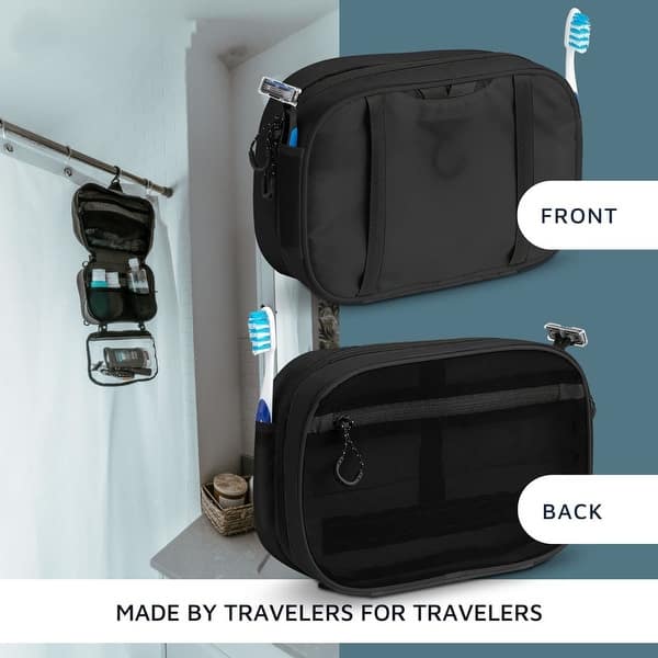 fabric toiletry bag travel & accessories Cocoon Allrounder Kit Elevate your travel experience with our Ultimate Minimalist Hanging Toiletry Bag Fabric Boho Cosmetic Bag with