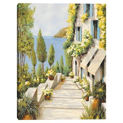 Canarinotre by Guido Borelli Canvas Art Print