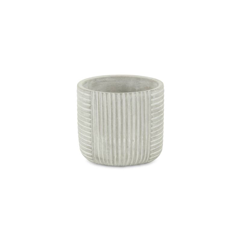 Urbanstone Gray Cement Intercoiled Pottery