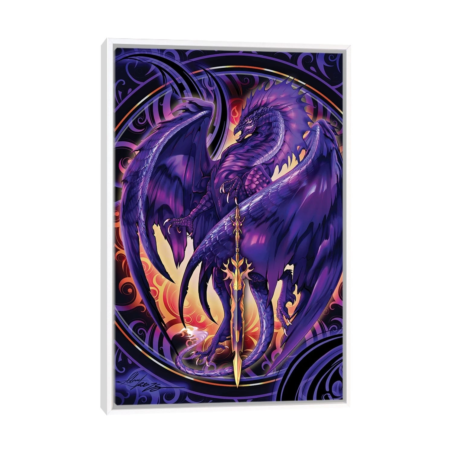 Dragon Blade Nightblade Art Print by Ruth Thompson
