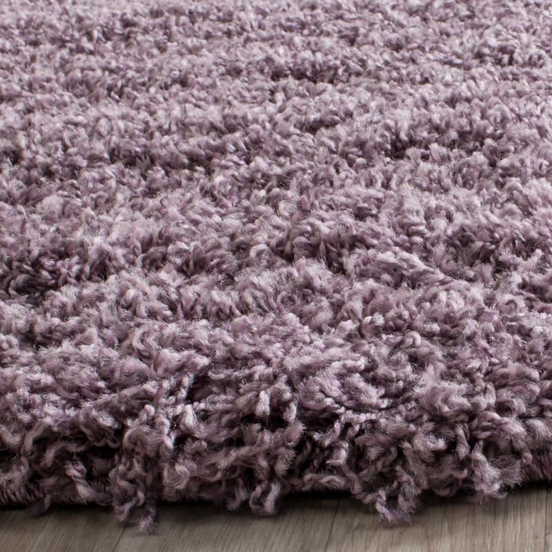 SAFAVIEH Laguna Shag Viroana Solid 2-inch Thick Rug