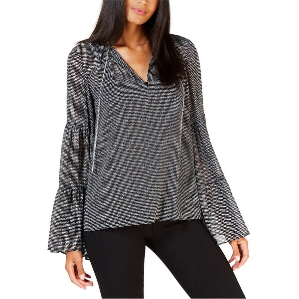 michael kors peasant blouse