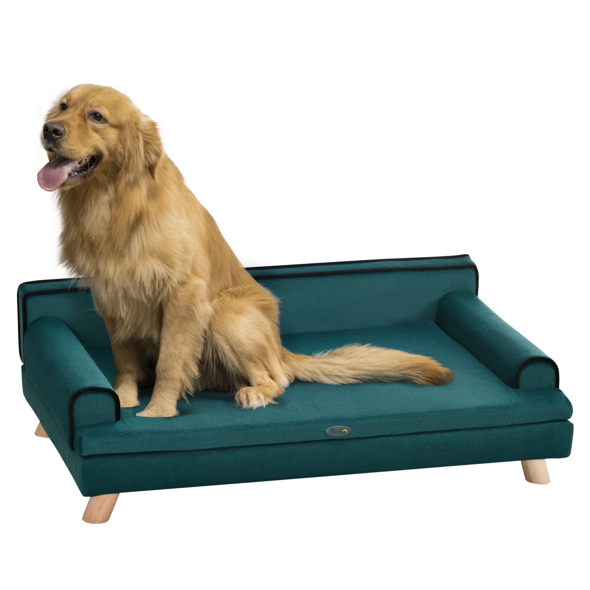 PawHut Soft Foam Large Dog Couch for a Fancy Dog Bed, Spongy Dog