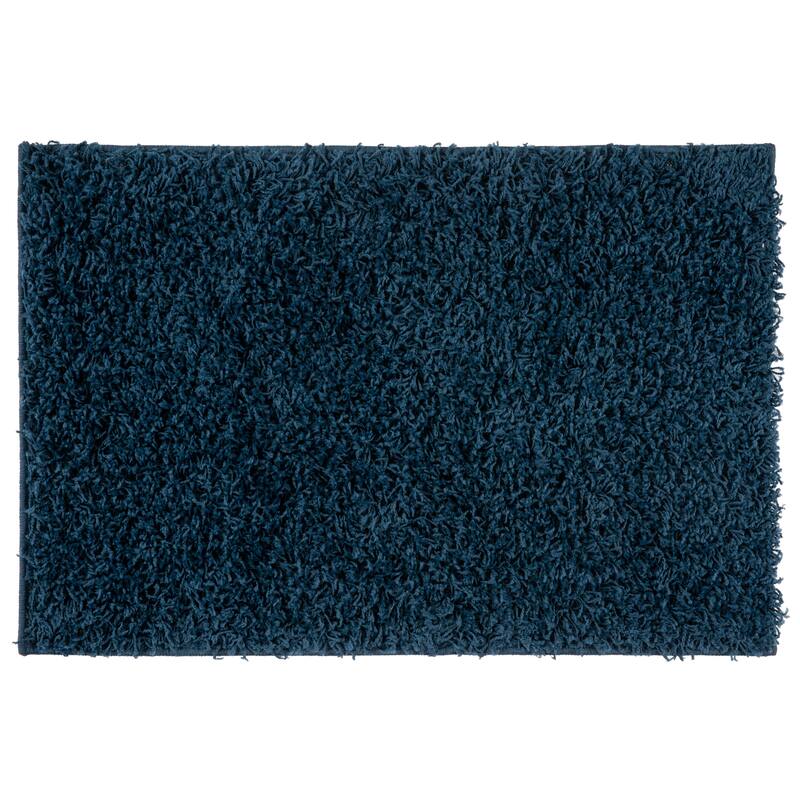World Rug Gallery Contemporary Solid Cozy Plush Shag Area Rug
