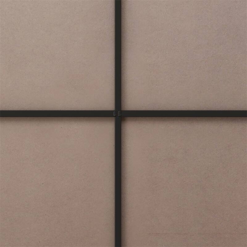 28" Wall Mounted Black Circular Mirror Metal Framed Mirror