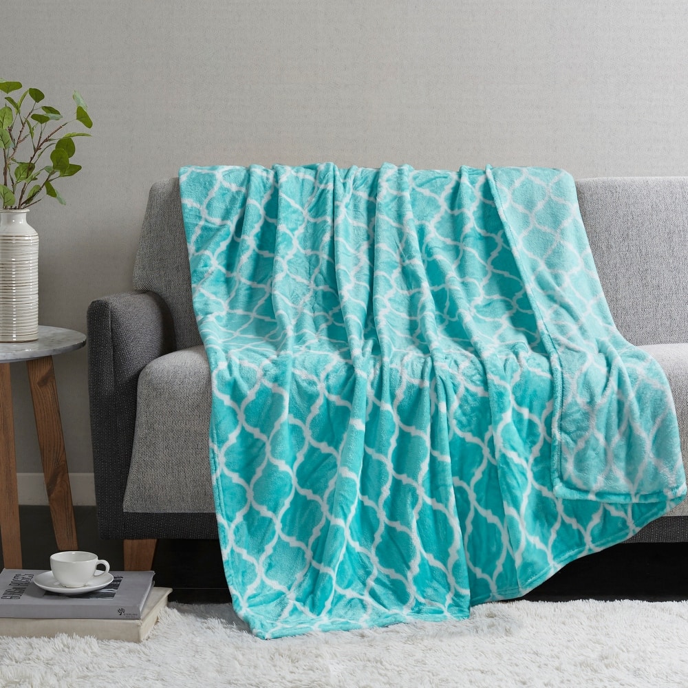 Madison Park Ogee Oversized Throw