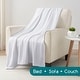 preview thumbnail 20 of 59, Vellux Cotton Knit Blanket Super Soft Lightweight All Season Throw