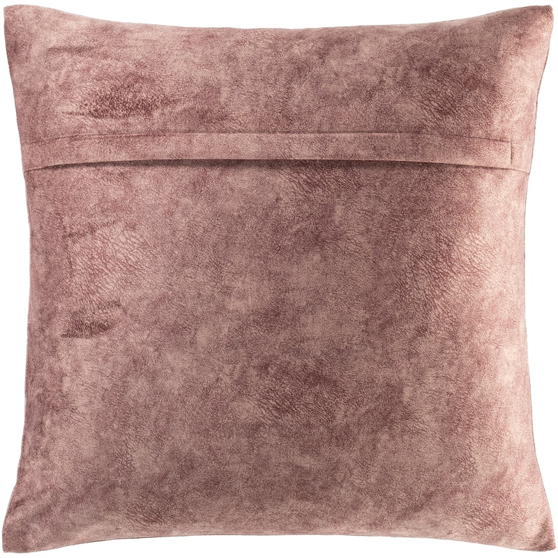 Archibald Faux Suede Transitional Throw Pillow