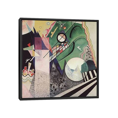 iCanvas "Green Composition" by Wassily Kandinsky Framed Canvas Print