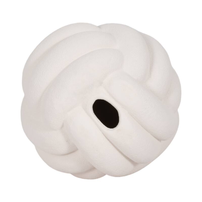 Sagebrook Home Modern Stoneware Ceramic Orb Decorative Accent Sculpture for Contemporary Spaces