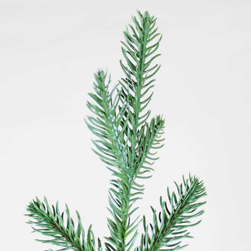 Anmytek 7FT Whimsical Curved PE Christmas Tree - 1144 Dense Tips, Lifelike, Sturdy Metal Base
