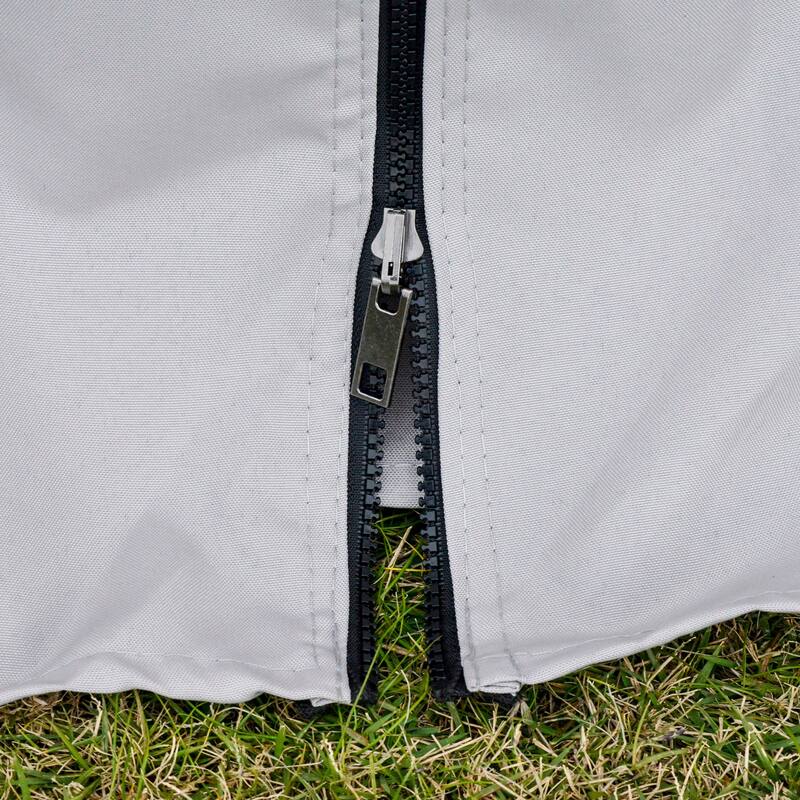 10' x 13' Outdoor Gazebo Canopy Shelter with Netting and Curtains