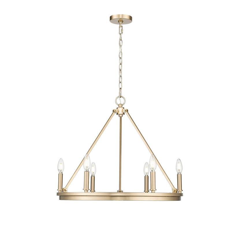 Millennium Lighting 9506 Carruth 6 Light 25" Wide Taper Candle Style