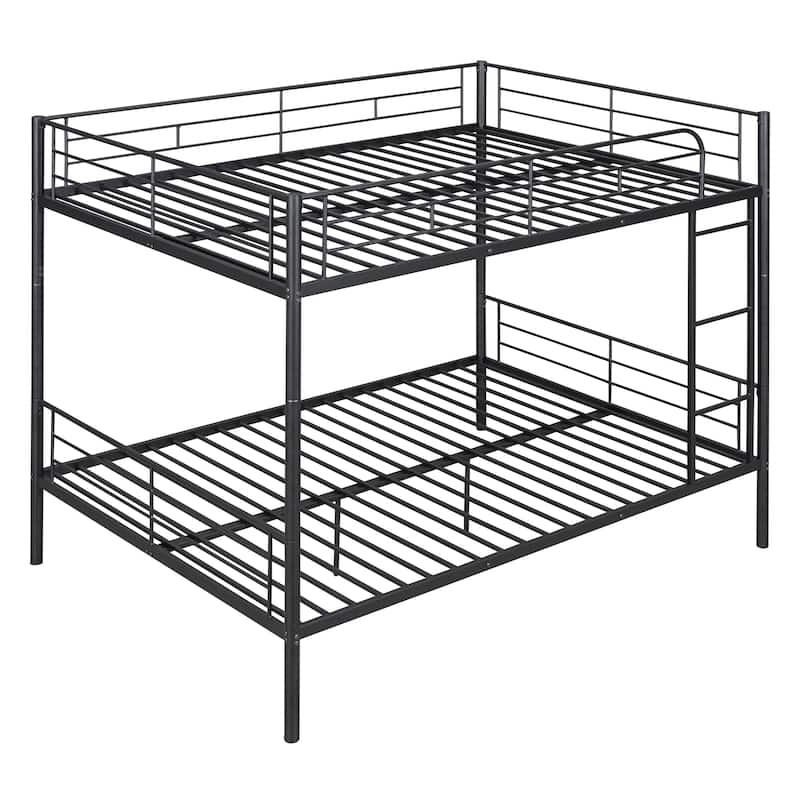 Modern Classic Metal Bunk Bed, Heavy Duty Metal Bunk Bed Frame with