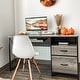 preview thumbnail 3 of 48, 55 inch Computer Desk with Keyboard Tray and Storage Drawers
