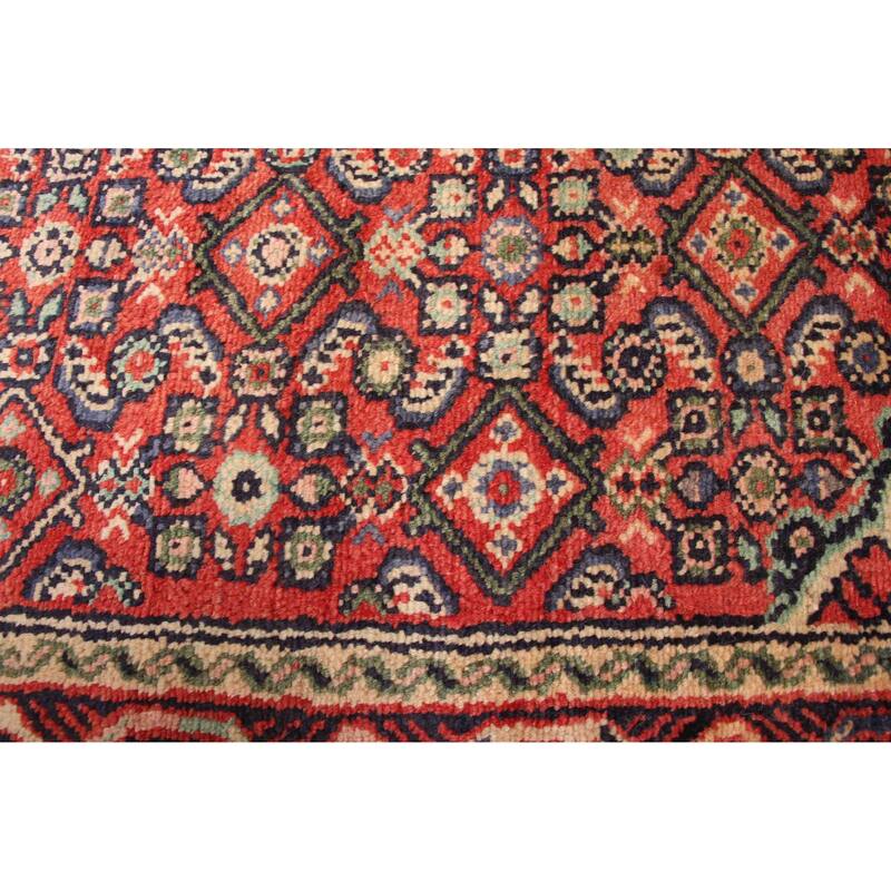 ECARPETGALLERY Hand-knotted Andelz Red Wool Rug - 2'11 x 9'6