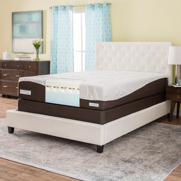 ComforPedic from Beautyrest 12-inch Gel Memory Foam Mattress Set. Opens flyout.