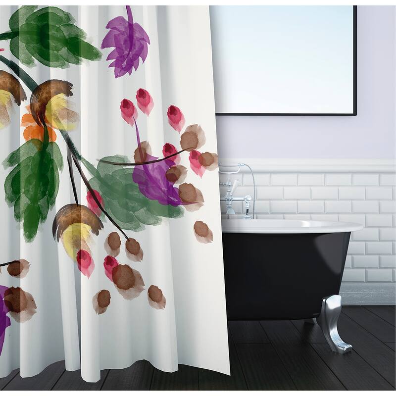 Colorful Leaves Shower Curtain
