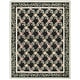 preview thumbnail 19 of 57, SAFAVIEH Handmade Chelsea Karley Trellis French Country Wool Rug 8' x 10' - Black - Rectangle