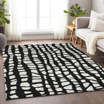 Premium Washable Super Soft Contemporary Cobble Mayfield Rug
