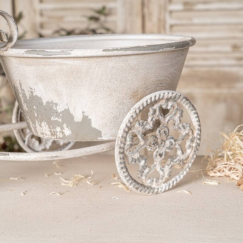 Rustic Bicycle Indoor & Outdoor Planter Basket for Patio and Balcony