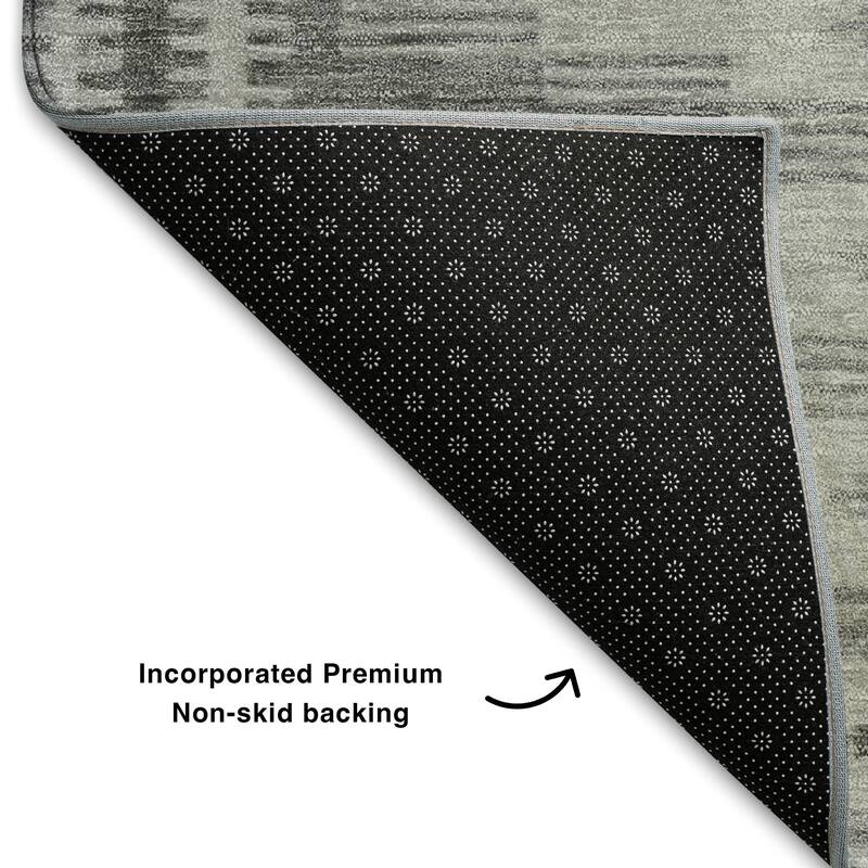 Premium Washable Super Soft Striped Ombre Mayfield Rug