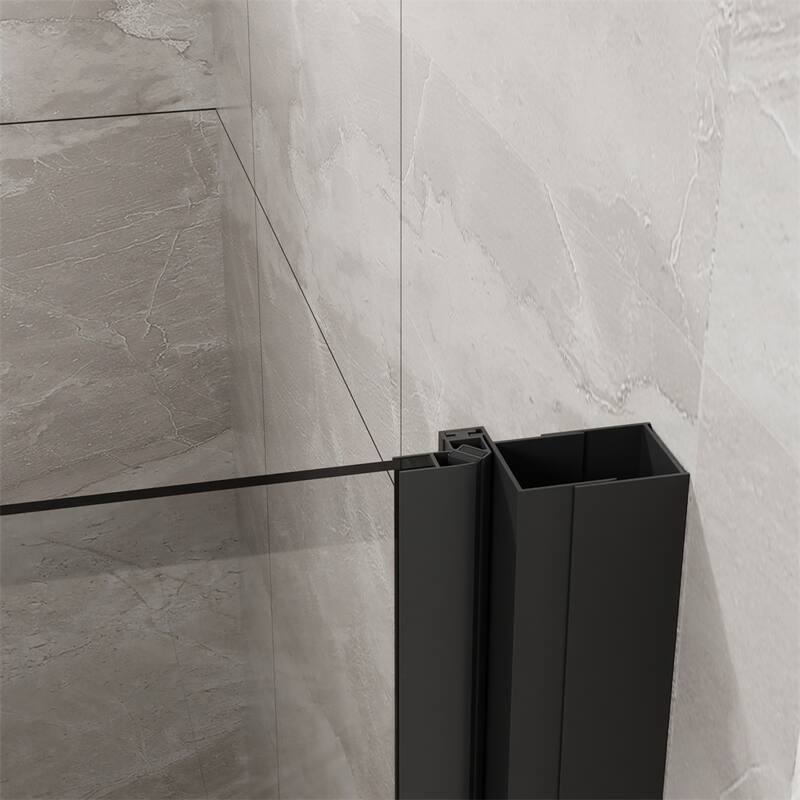34"x 72" Pivot Shower Door Combo w/35.4" White Acrylic Shower Base