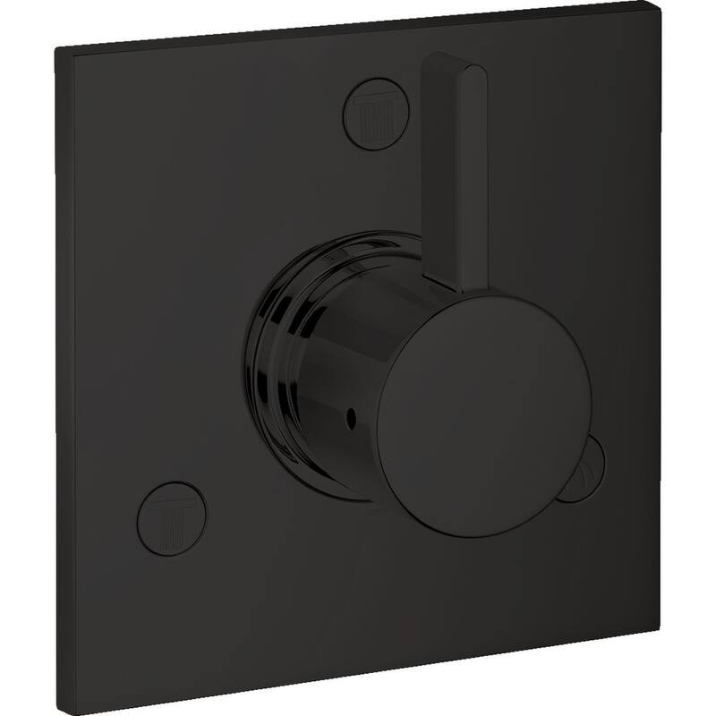 Hansgrohe Ecostat Square Trio/Quattro Diverter Trim - Less Valve