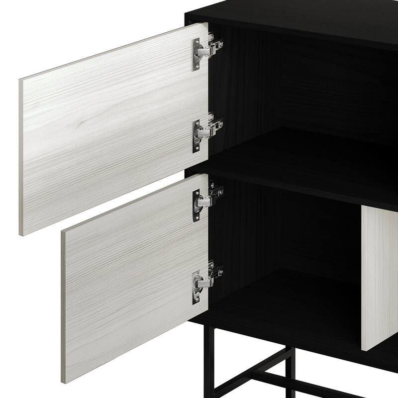 CraftPorch Modern Wooden TV Stand Console