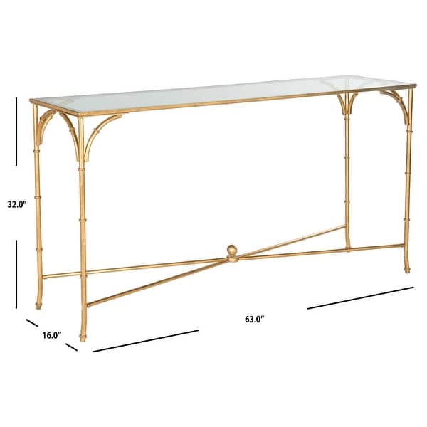 SAFAVIEH Maurice Gold Console Table - 63