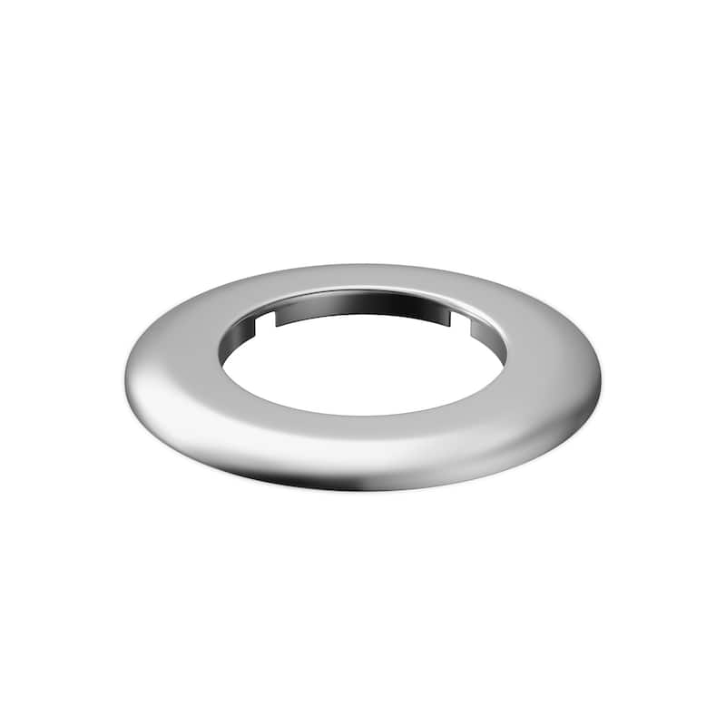 Jones Stephens F06500 5 IPS CP Flex Floor / Ceiling Plate Escutcheon - Chrome Plated