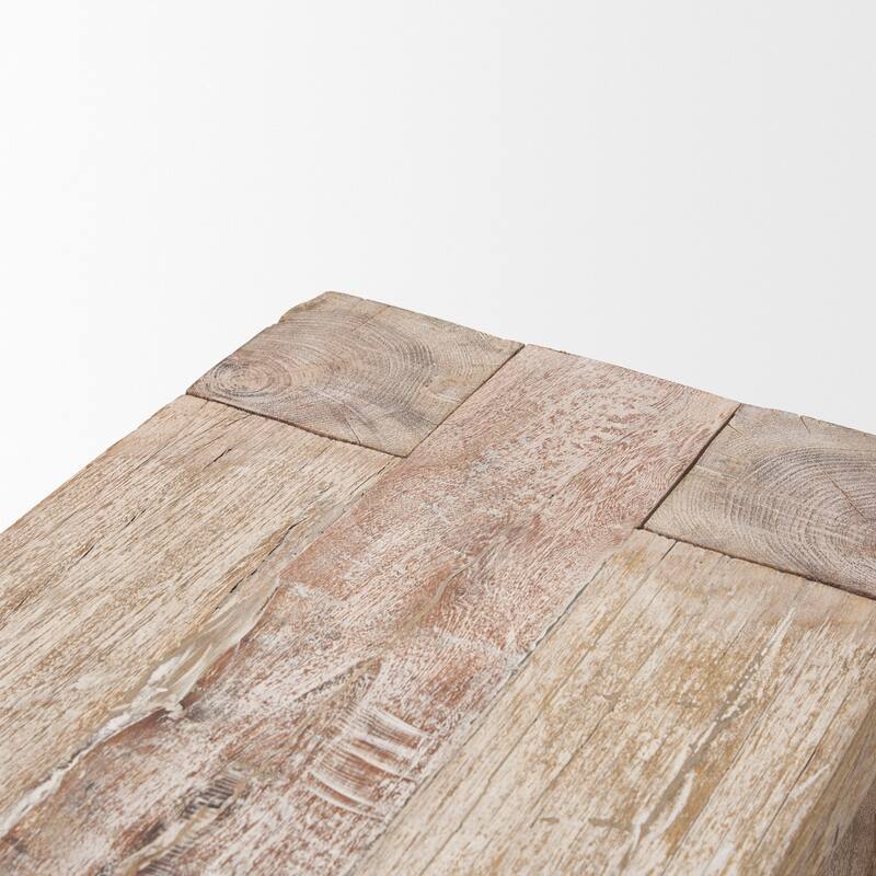 McArthur Whitewash Reclaimed Wood Console Table