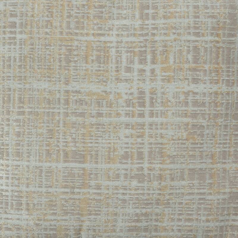 Sevita Contemporary Abstract Polyester Blend Pouf
