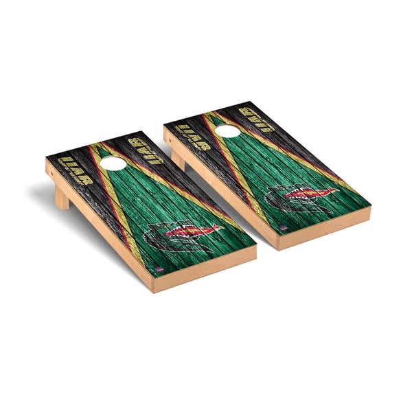 slide 2 of 5, University of Alabama at Birmingham Blazers Triangle Cornhole Board Set