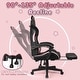 preview thumbnail 26 of 46, BOSSIN Gaming Chair with Cat Ears and Cat Paw Cushion Pillow,Cute Kawaii Reclining Computer Chair for Girl with Footrest