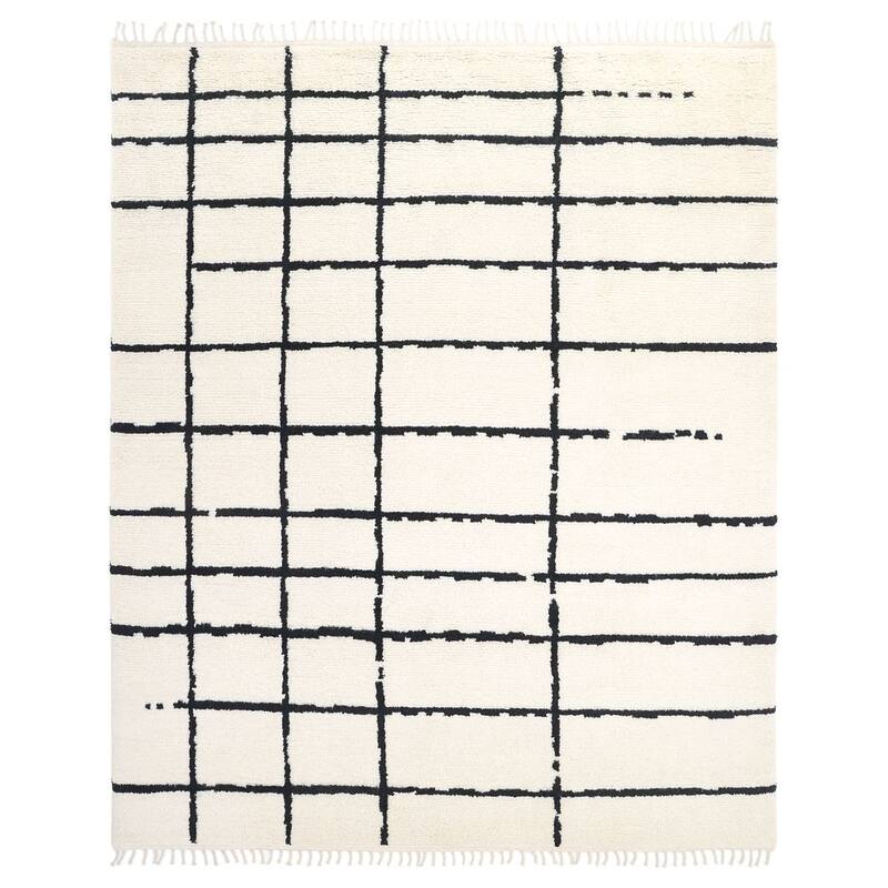 Overton Handmade Boho Moroccan Area Rug