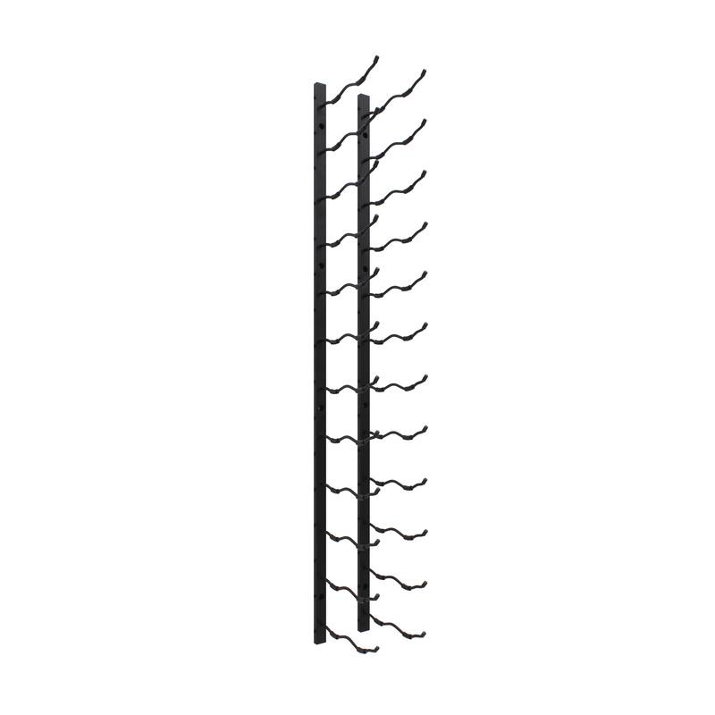 Epic Wall Mounted Metal Wine Rack in Black - Overstock - 33589899