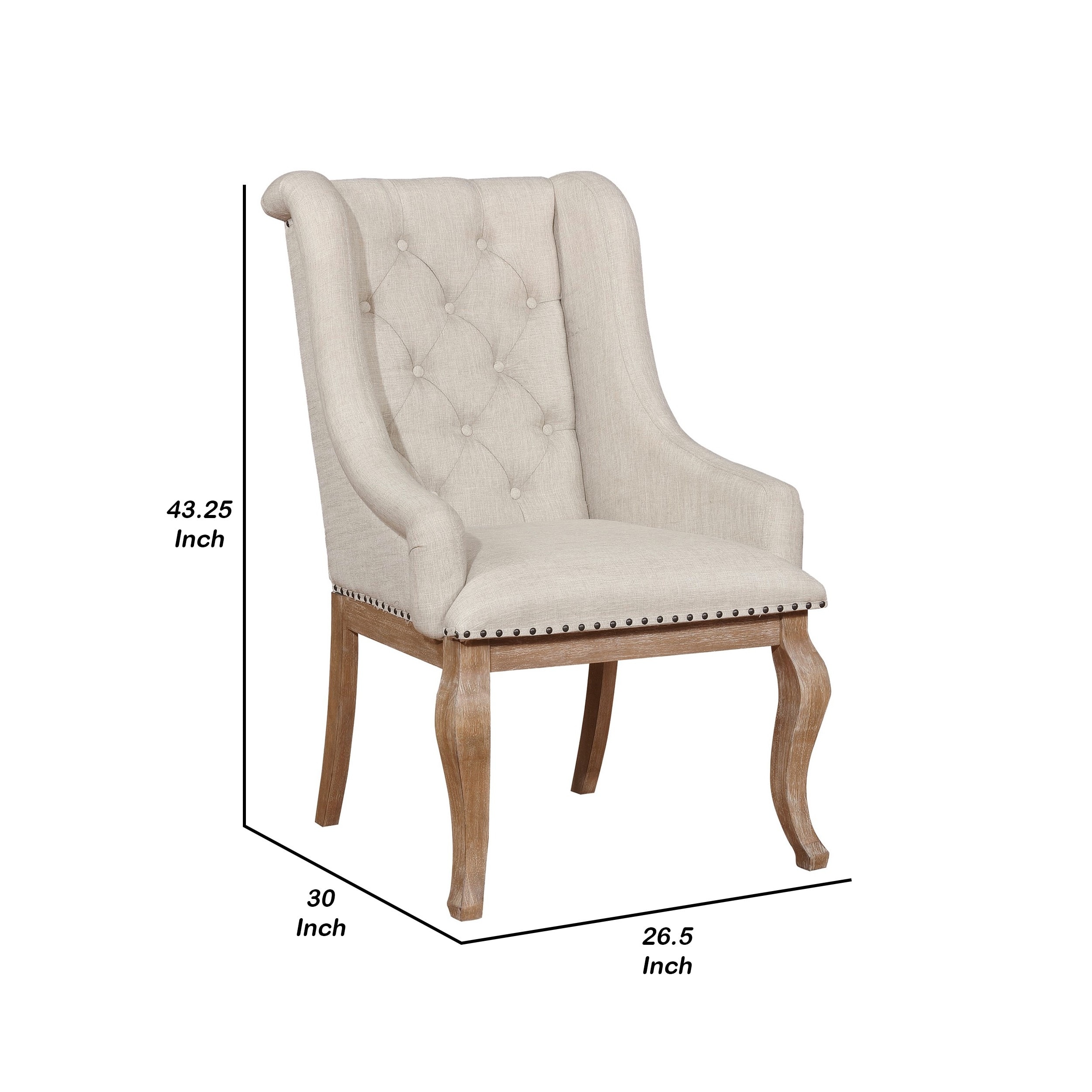 Wingback sales dining armchair