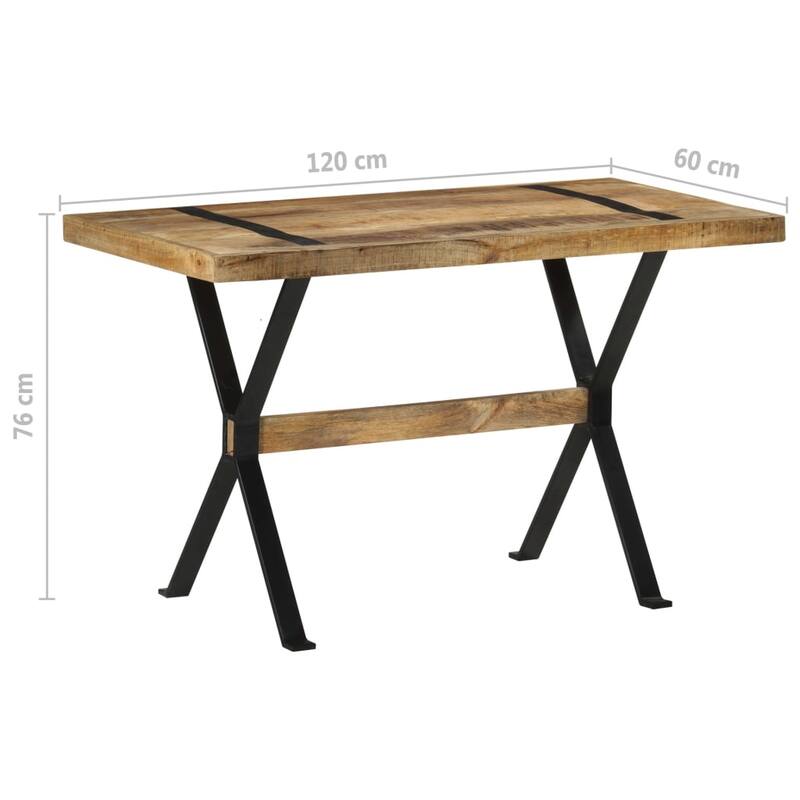 vidaXL Dining Table Wooden Dinner Bistro Table for Dining Room Kitchen Office